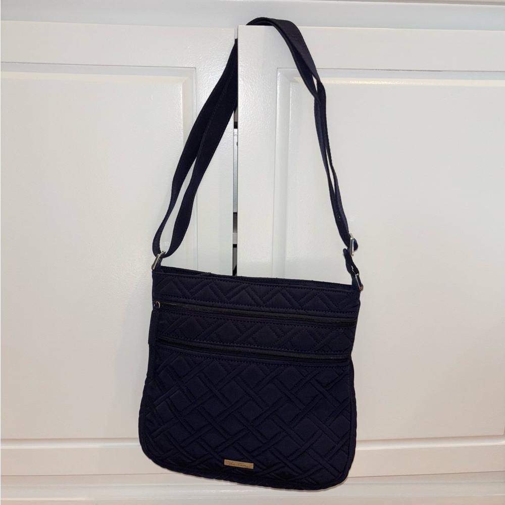 Vera Bradley Navy Quilted Crossbody Bag